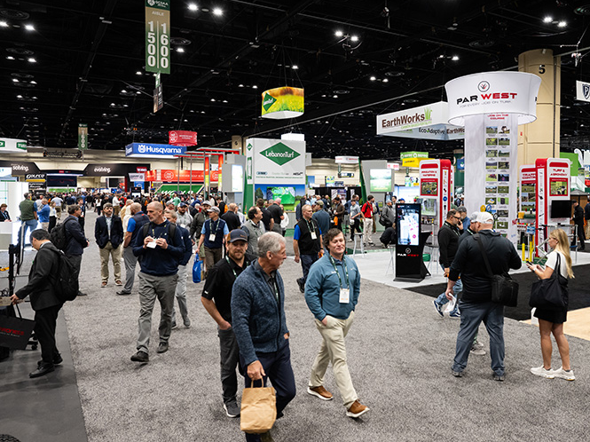GCSAA Store merchandise display